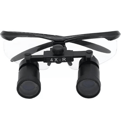 Lupa Macro Vision con Lámpara Frontal y Lentes de 4x con accesorios incluidos