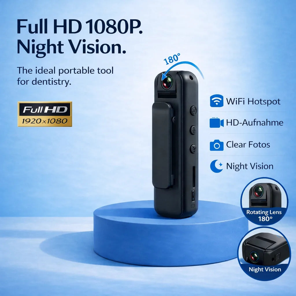 [locale:en] Full HD 1080P, night vision — the ideal portable tool for dentistry